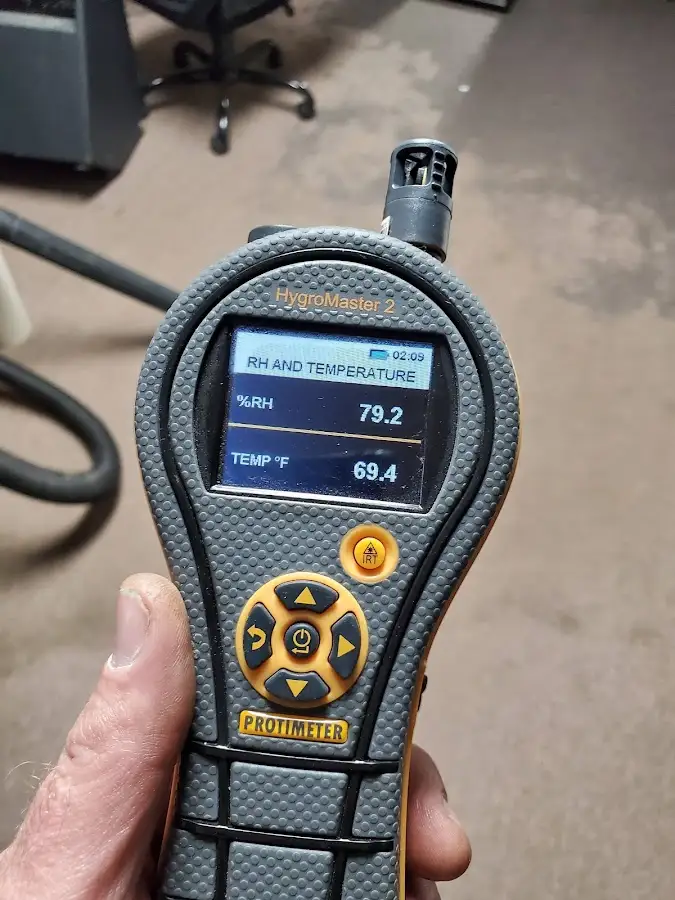 Moisture meter humidity assessment for Fire & Smoke Damage Restoration in Mandeville